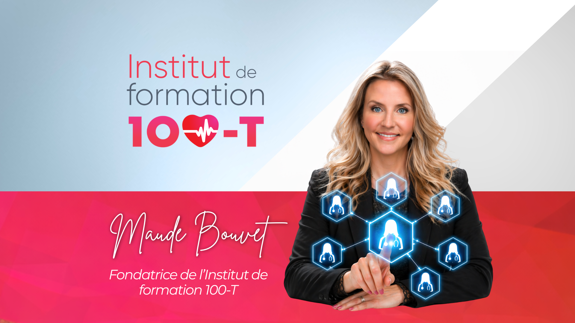 Portrait de Maude Bouvet, fondatrice de l'Institut de formation 100-T.